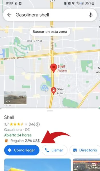 gasolinera shell cerca en Estados Unidos